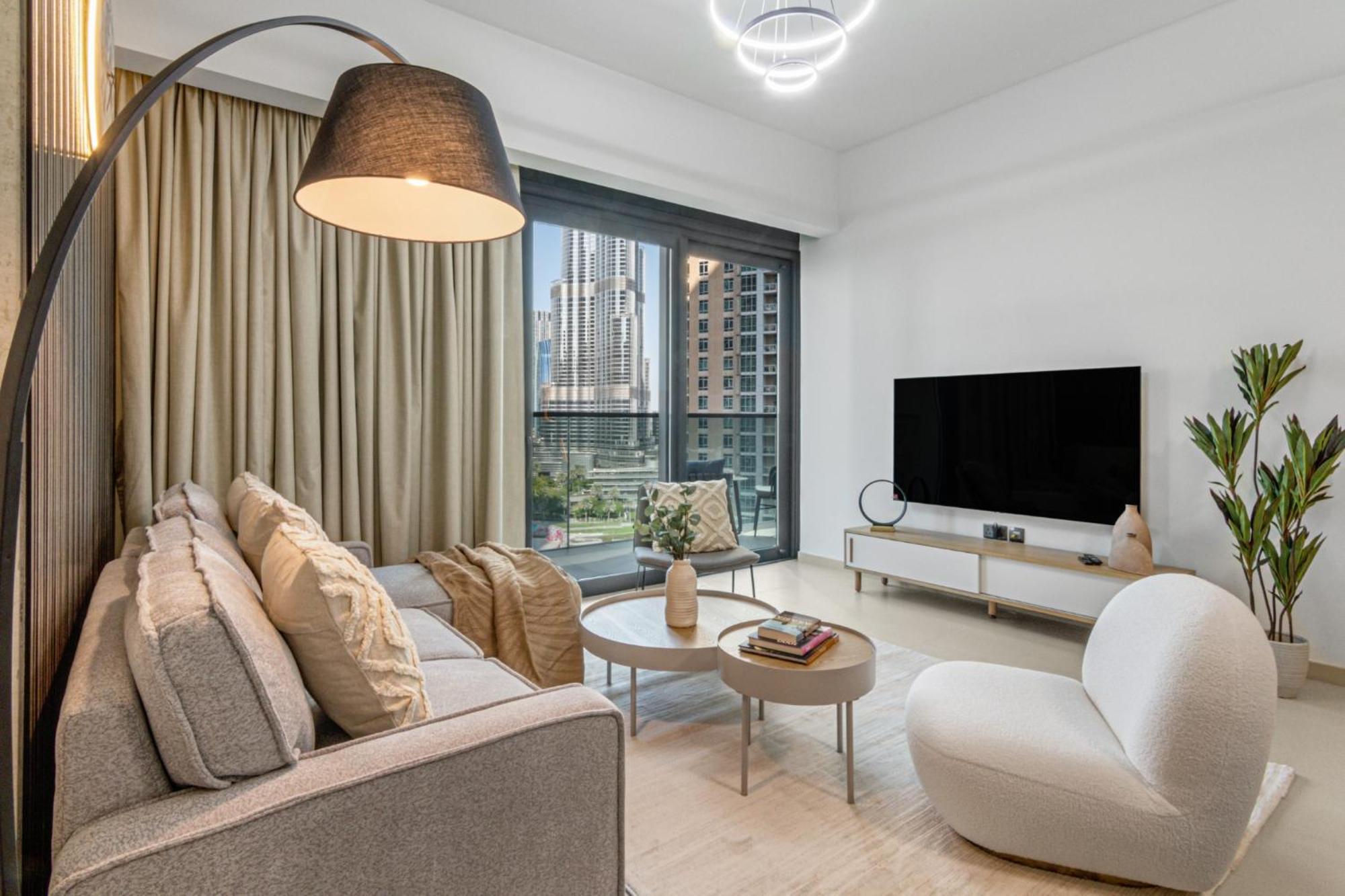 Amazing 2br Burj Kalifa View Дубай